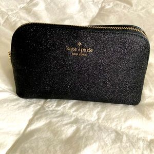Kate Spade Glitter Cosmetic Bag